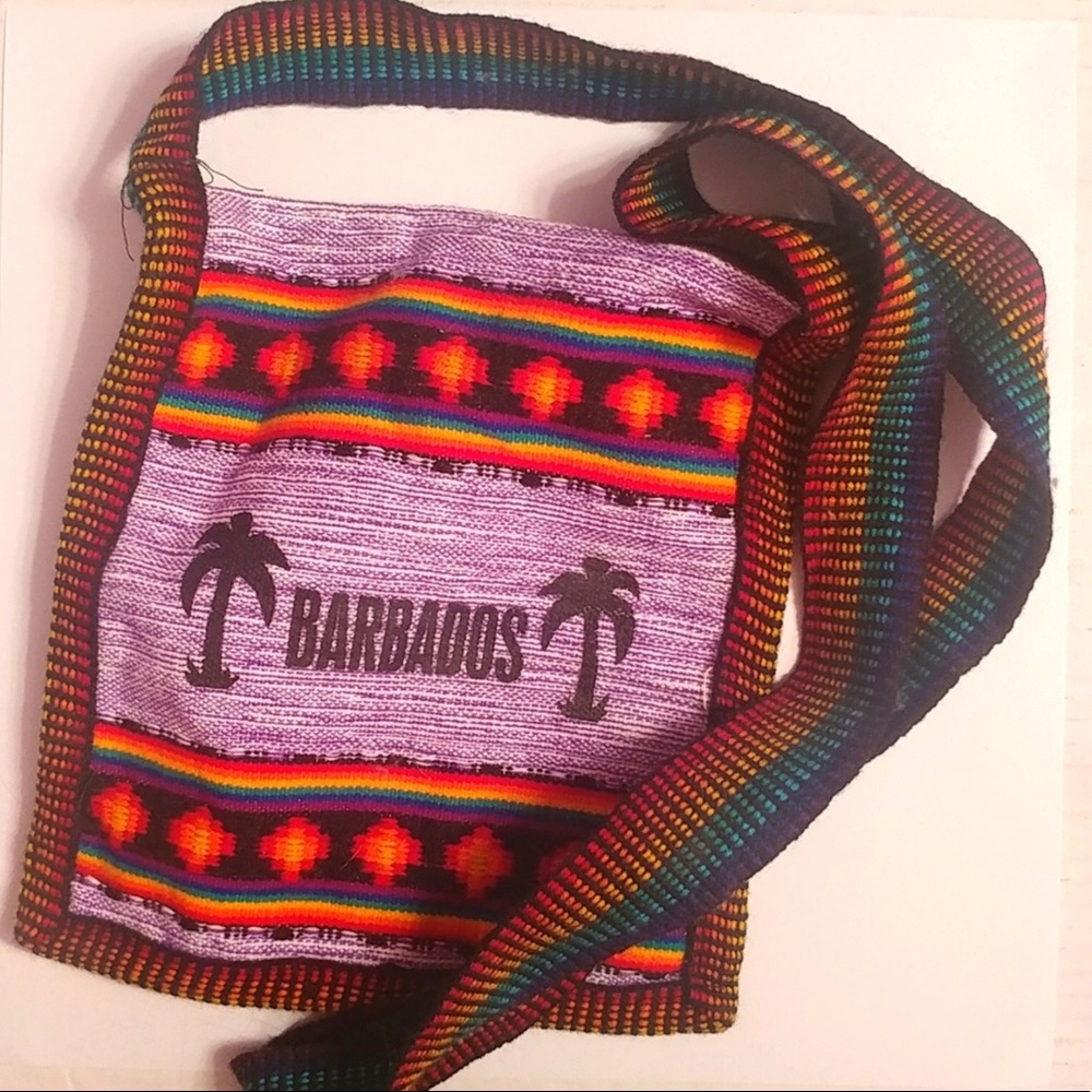 4/$15 💗 Barbados Knit Zip Up Boho Crossbody Bag Purple